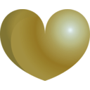 download Blue Heart clipart image with 180 hue color
