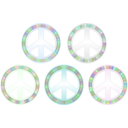 download Peace Symbol Pastels clipart image with 135 hue color