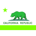 download Flag Of The State Of California clipart image with 90 hue color