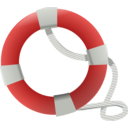 download Life Saver clipart image with 0 hue color
