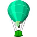 download Air Baloon clipart image with 90 hue color
