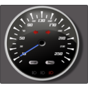 download Speedometer Ii clipart image with 225 hue color