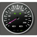 download Speedometer Ii clipart image with 315 hue color