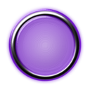 download Red Button With Internal Light And Glowing Bezel clipart image with 270 hue color
