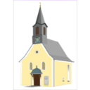 download Village Church clipart image with 0 hue color