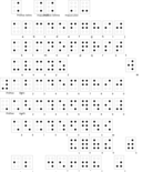 Braille Alphabet Francais