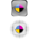 download Cmyk Icons clipart image with 0 hue color