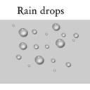 download Raindrops clipart image with 45 hue color