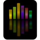 download Music Equalizer 4 clipart image with 45 hue color