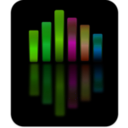 download Music Equalizer 4 clipart image with 90 hue color