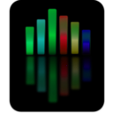 download Music Equalizer 4 clipart image with 135 hue color