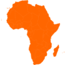 download African Continent clipart image with 0 hue color