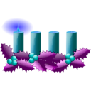 download First Sunday Of Advent clipart image with 180 hue color