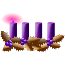 download First Sunday Of Advent clipart image with 270 hue color