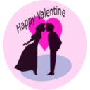 download Happy Valentine clipart image with 315 hue color