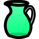 download Pitcher Of Water clipart image with 270 hue color