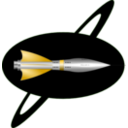 download 1950s Rocket Ship clipart image with 45 hue color