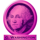 download George Washington Memorial clipart image with 270 hue color