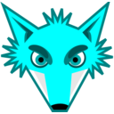 download Foxhead clipart image with 180 hue color