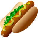 download Hot Dog clipart image with 0 hue color