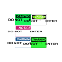 download Do Not Enter Signs clipart image with 90 hue color