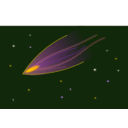 download Shooting Star 2 clipart image with 225 hue color
