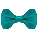 download Bow Tie clipart image with 180 hue color