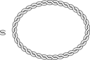 Rope Border Oval