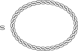 Rope Border Oval