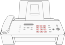 Modern Fax Machine