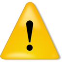 download Warning Notification clipart image with 0 hue color