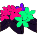 download Flores Colombia clipart image with 270 hue color