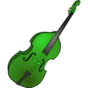 download Double Bass 1 clipart image with 90 hue color