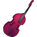 download Double Bass 1 clipart image with 315 hue color