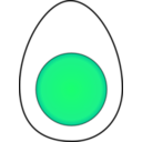 download Hard Boiled Egg clipart image with 90 hue color