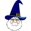 Wizard In Blue Hat