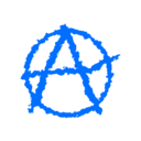 download Anarchism clipart image with 225 hue color