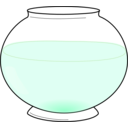 download Fishbowl clipart image with 270 hue color