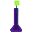 download Flower In Vase clipart image with 45 hue color