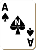 White Deck Ace Of Spades