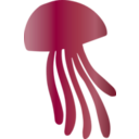 download Jellyfish Icon clipart image with 135 hue color