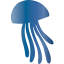 download Jellyfish Icon clipart image with 0 hue color