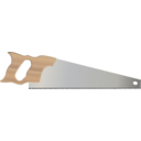 download Handsaw clipart image with 0 hue color