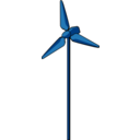 download Wind Turbine Green clipart image with 90 hue color