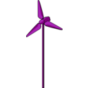 download Wind Turbine Green clipart image with 180 hue color