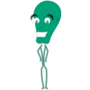 download Alien clipart image with 45 hue color