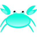 download A Red Crab2 clipart image with 180 hue color