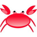 download A Red Crab2 clipart image with 0 hue color
