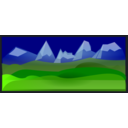 download Hills And Peaks clipart image with 0 hue color