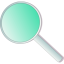 download Magniflying Glass clipart image with 315 hue color